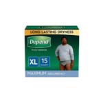 Depend Men's Fit-Flex Max Extra Large Package of 15 thumbnail