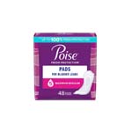 Depend Poise UltraWidth Side Shields Maximum Super-Absorbent 12.20 inch Long Case of 96 thumbnail