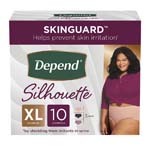 Depend Silhouette Max ABS Underwear for Women X-Large Package of 10 thumbnail