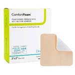 DermaRite ComfortFoam Silicone Dressing without Border 2x2 inch Box of 10 thumbnail