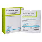 DermaRite ComfortFoam Silicone Foam Border Dressing 3x3 inch Box of 10 thumbnail