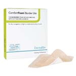 DermaRite ComfortFoam Silicone Foam Border Lite Dressing 2x2 inch Box of 10 thumbnail