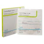 DermaRite ComfortFoam Silicone Sacral Foam Dressing Large 9x9 inch Box of 5 thumbnail