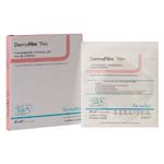 DermaRite DermaFilm Hydrocolloid Thin Wound Dressing with Border 4x4 inch Box of 10 thumbnail