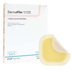DermaRite DermaFilm Hydrocolloid Wound Dressing Thin with Border 6x6 inch Box of 5 thumbnail