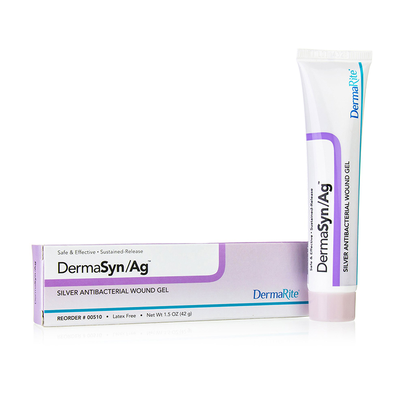 DermaRite Dermasyn AG Silver Antibacterial Wound Gel 1.5oz