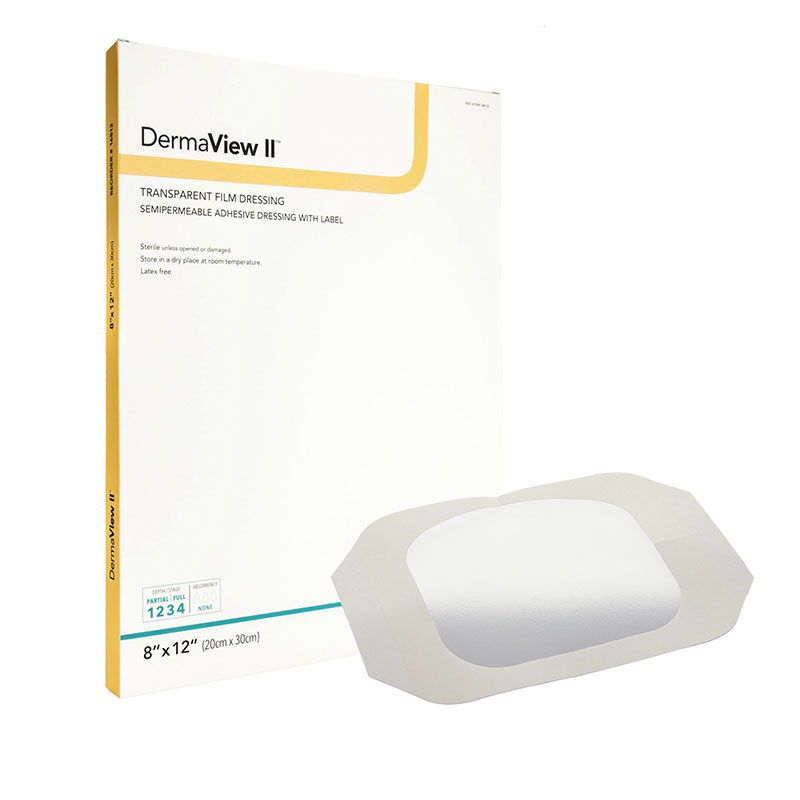 DermaRite DermaView II Transparent Film Frame 8x12 inch Box of 10
