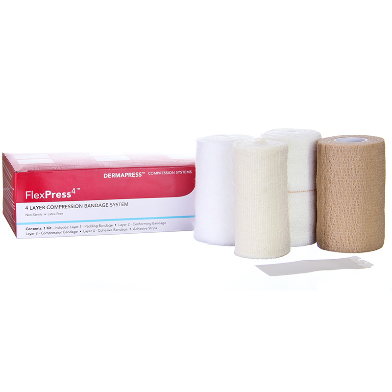 DermaRite FlexPress 4 Layer Compression Bandage System