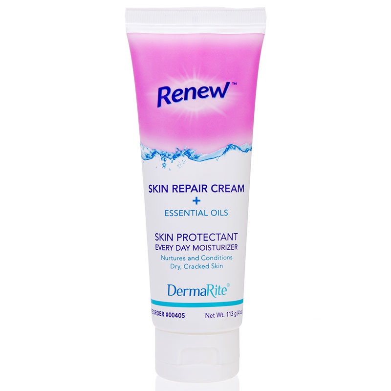 DermaRite Renew Skin Repair Cream Every Day Moisturizer 4 ounce Box of 12