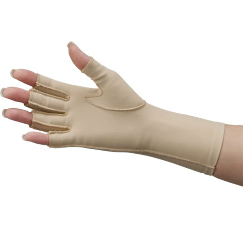 DeRoyal Edema Glove 0.75 inch Finger Over Wrist Right Champagne Small