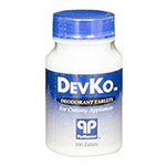DevKo Charcoal Ostomy Pouch Deodorant Tablets - 100ct thumbnail