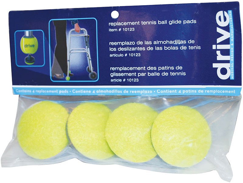 Drive Medical Replacement Tennis Ball Glide Pads - 10123