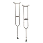 Drive Medical Bariatric Steel Crutch w/Accessories Gray - Adult thumbnail