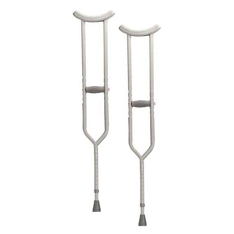 Drive Medical Bariatric Steel Crutch w/Accessories Gray - Adult