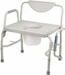 Drive Medical Oversized Heavy Duty Bariatric Drop Arm Bedside Commode thumbnail