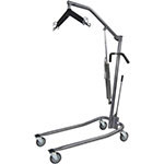 Drive Medical Silver Vein Hydraulic Patient Lift With 6-Pt Cradle thumbnail