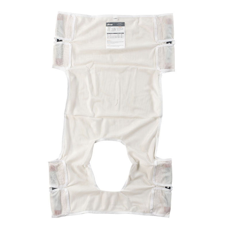 Drive Medical Mesh Patient Lift Sling with Commode Cutout