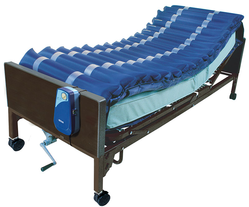 Drive Medical 5 inch Med Aire Low Air Loss Mattress Overlay System