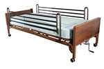 Drive Medical Delta Electric Bed w/Full Rails & Mattress 15033BVPKG thumbnail