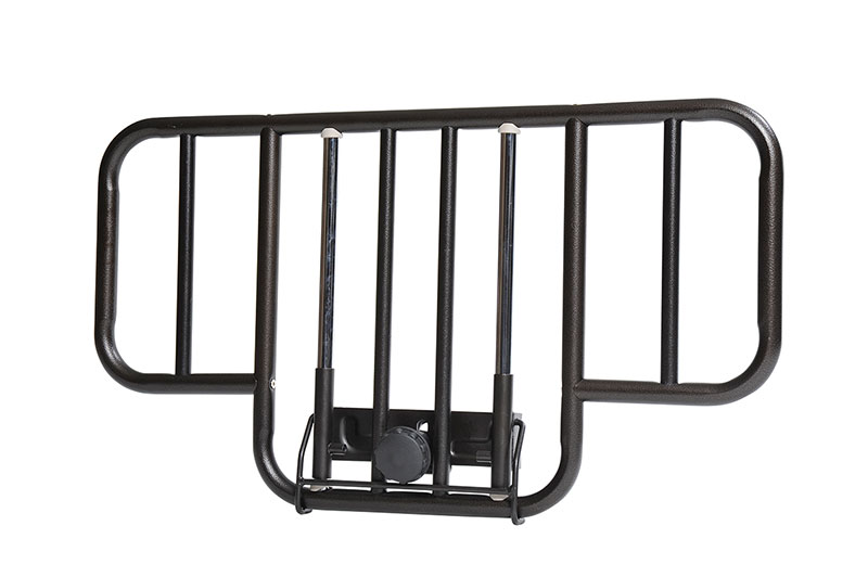 Drive Medical No Gap Half Length Side Bed Rails Brown