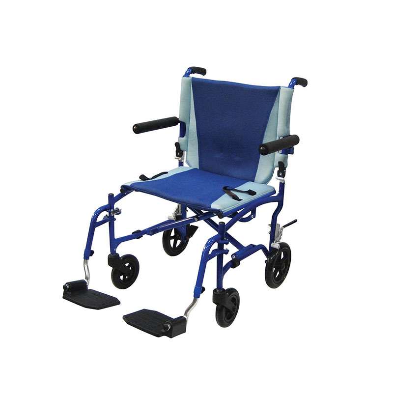 Drive Medical Aluminum Transport Chair - Blue