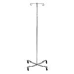 Drive Medical Economy Removable Top Chrome IV Pole 13033 thumbnail