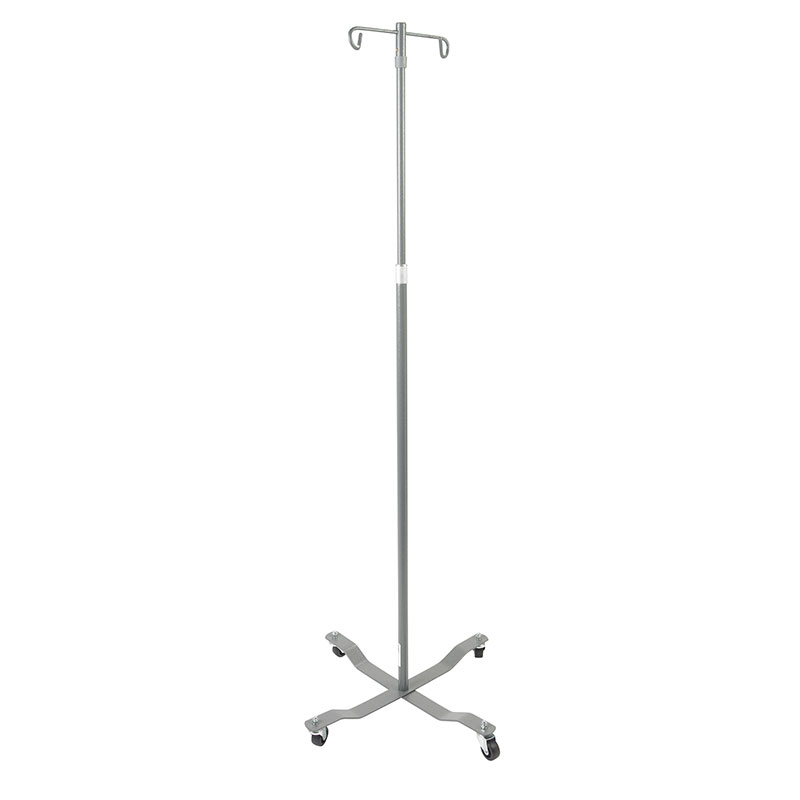 Drive Medical Economy Removable Top Silver Vein IV Pole