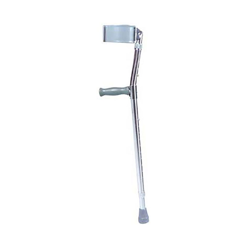Drive Medical Lightweight Walking Forearm Crutches Chrome - Adult