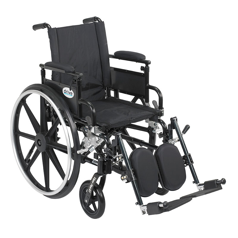 Drive Medical Viper Plus GT Wheelchair With Adj Desk Arm & Leg Rest