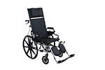 Drive Medical Viper Plus GT 16" Reclining Wheelchair w/Desk Arms thumbnail