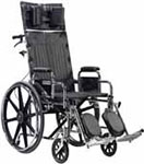 Drive Medical 22" Sentra Reclining Wheelchair - STD22RBDDA thumbnail
