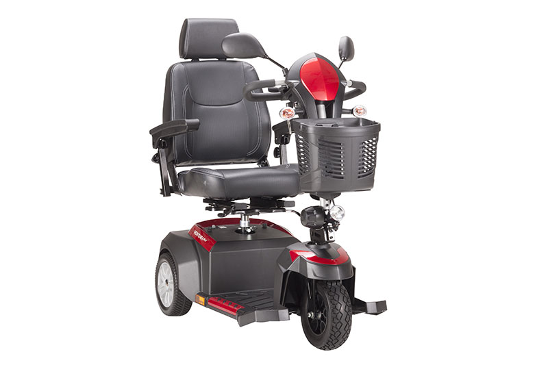 Drive Medical Ventura 3 Wheel Scooter with Captain Seat VENTURA318CS