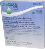 DuoDERM CGF Sterile Dressing - 3.7 inch x 3.8 inch - 187660 - Box of 5