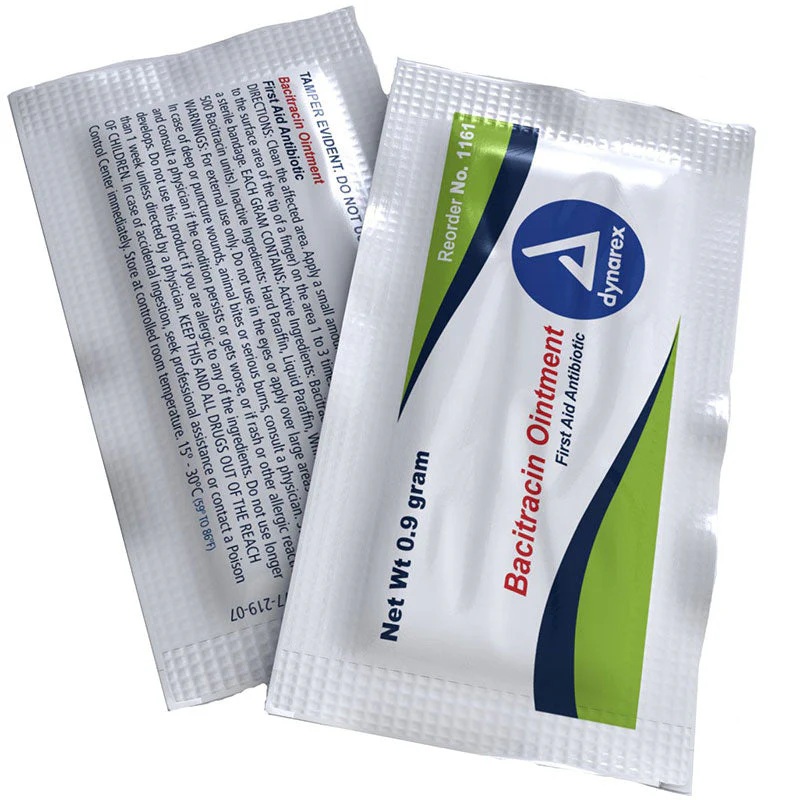 Dynarex Bacitracin Ointment 0.9g Packet Box of 144