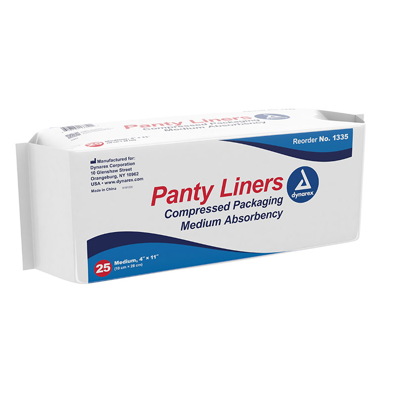 Dynarex Incontinence Pant Liner 4x11 inch Case of 250