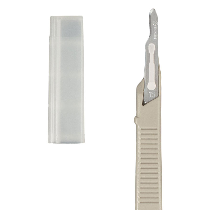 Dynarex Medi-Cut Disposable Scalpel #15 Sterile Steel Blade Box of 10