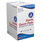 Dynarex Sterile Gauze Pad 2x2 inch 12-Ply Box of 100 thumbnail
