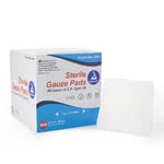Dynarex Sterile Gauze Pad 4x4 inch 12-Ply Box of 100 thumbnail