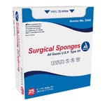 Dynarex Surgical Gauze Sponge Sterile 4x4 inch 8-Ply Pack of 25 thumbnail