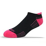 Ecosox Diabetic Bamboo Tab Socks Black/Pink MD thumbnail