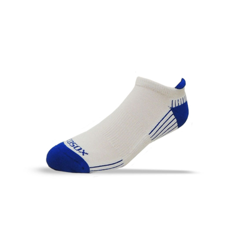 Ecosox Diabetic Bamboo Tab Socks White/Royal Blue LG 3-Pack