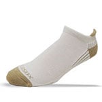 Ecosox Diabetic Bamboo Tab Socks White/Tan MD thumbnail