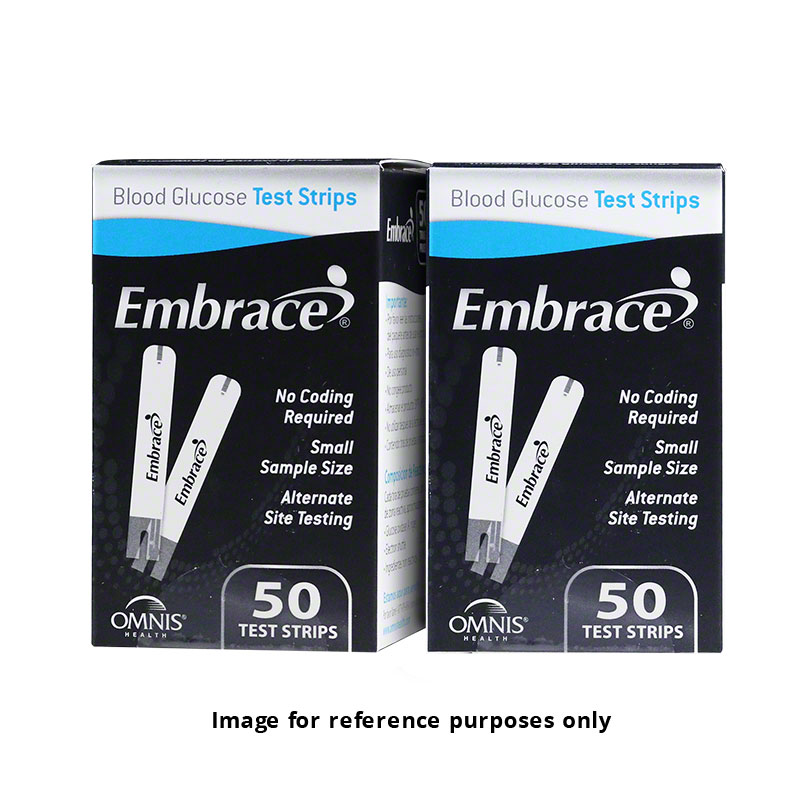36 Free Embrace Meters with Purchase of 144 Cases of 50ct Test Strips