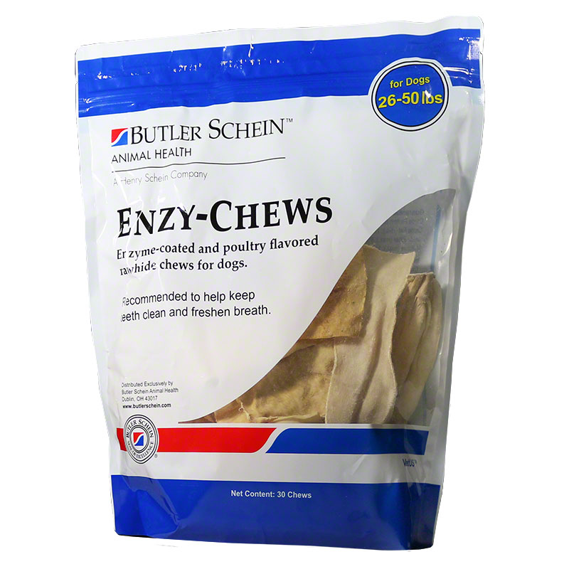 Butler Schein Enzy-Chews For Large Dogs Poultry Flavor