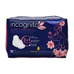 First Quality Incognito by Prevail 3-IN-1 Feminine Pad Regular Ultra Thin Pad Package of 18 thumbnail