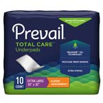 First Quality Prevail Incontinence Underpads Super Absorbent 30x30 inch Package of 10 thumbnail