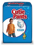 First Quality Cutie Pants Boy 3T-4T White 32-40lbs CR8007 23/bag thumbnail