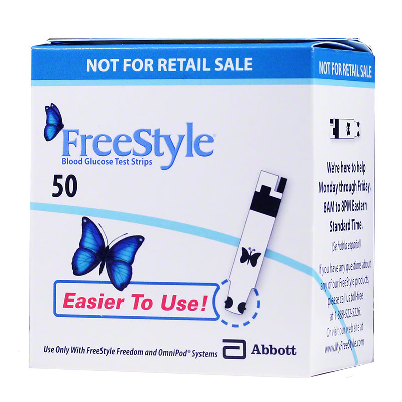FreeStyle Diabetic Test Strips Box of 50