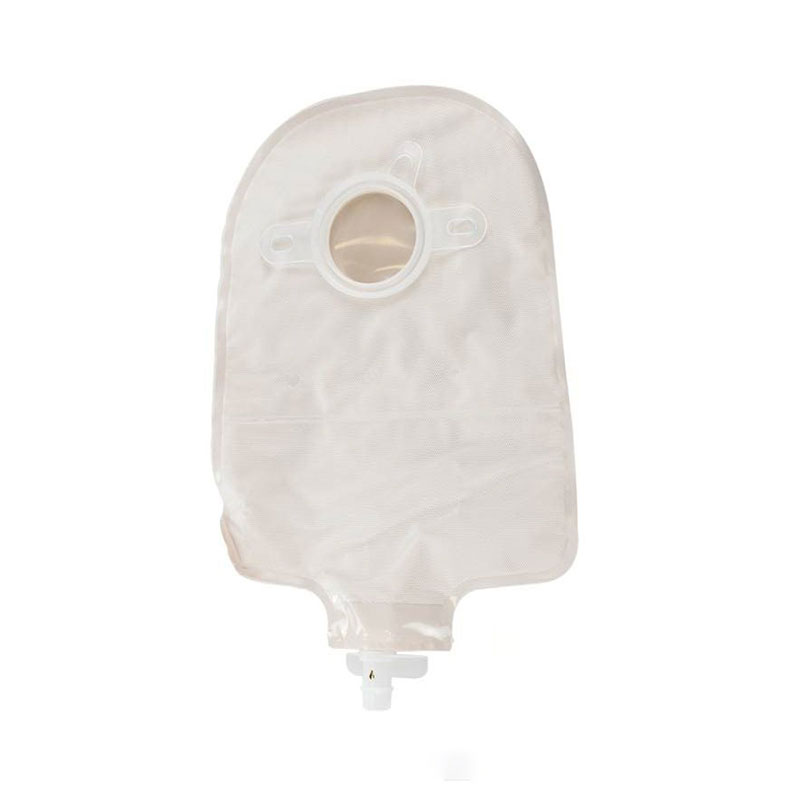 Genairex Securi-T USA 10 inch Urinary Pouch Opaque Flip-Flow Valve 2.25 inch Flange Box of 10