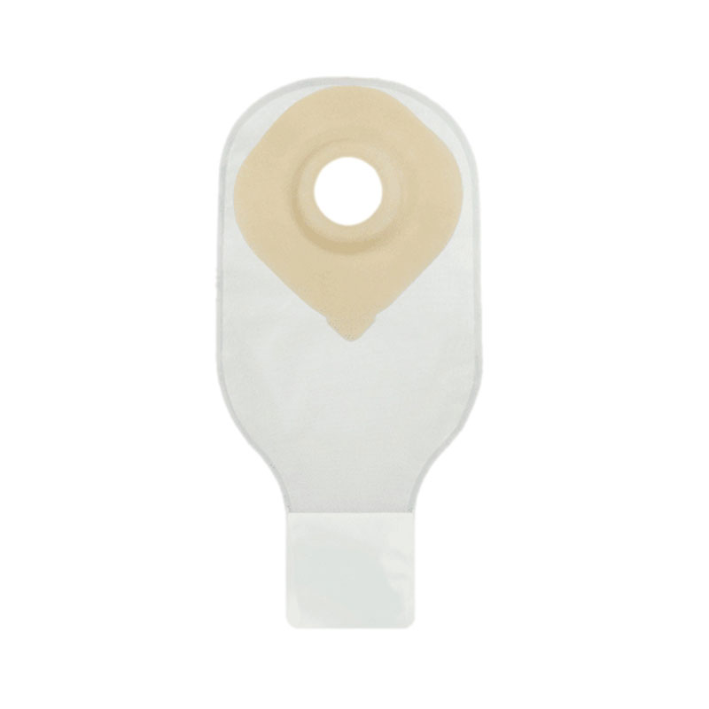 Genairex Securi-T USA 12 inch 1-Piece Extended Wear Drainable Pouch Pre-Cut 1 inch Box of 10